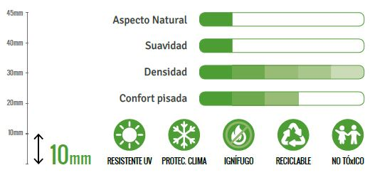 CESPED ARTIFICIAL MOQUETA